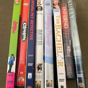 8 PG13 DVDs